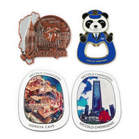 Cadeaux promotionnels personnalisés, cadeaux touristiques, aimants de réfrigérateur en métal, souvenirs de réfrigérateur pour cadeaux