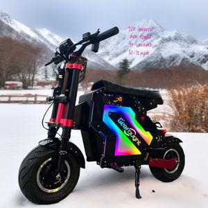 Vente en gros de scooter électrique à double moteur 52v 60v 72v pour adultes, scooter électrique Geofought Molo 5 avec haut-parleur Bluetooth - Product Image 4