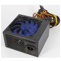 Alimentation électrique pour ordinateur de jeu 250W ATX Cuivre SATA avec ventilateur de refroidissement noir
