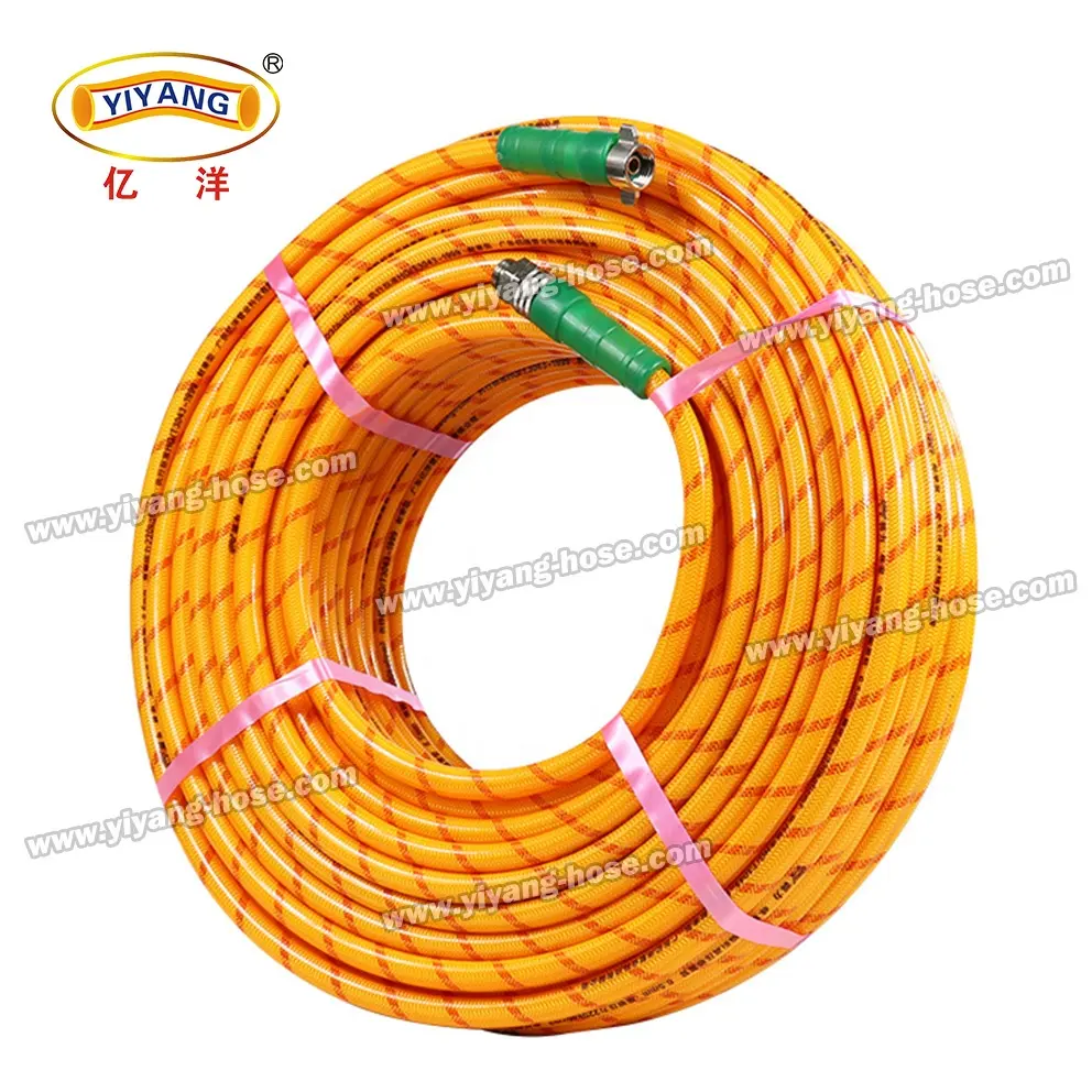 8.5mm 10mm 13mm 19mm גמיש PVC סרוג תרסיס צינור לחץ גבוה PVC חקלאות מרסס צינור