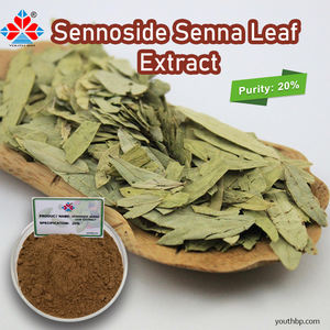 20%-60% 고농도 Sennosides 식품 등급 세나 잎 추출물 분말 초본 완하제 진공 포장 플라스틱 드럼 CAN - Product Image 5