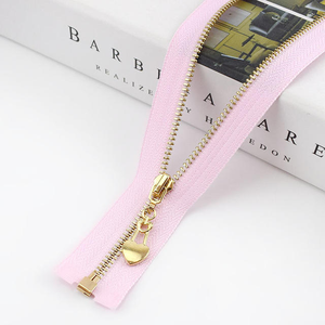 Bán buôn bán chạy nhất Chất lượng cao nhiệm vụ nặng nề tự động khóa dây kéo hợp kim kẽm với thanh trượt bằng đồng sáng bóng cho túi xách và sử dụng hàng may mặc - Product Image 2