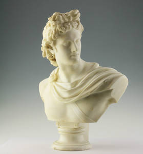 Waverly high-end custom design norreno mitologia greca statue <span class=keywords><strong>di</strong></span> marmo intagliato a mano busti del dio del sole <span class=keywords><strong>Apollo</strong></span> scultura - Product Image 2