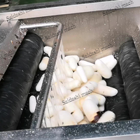 Usine de transformation du manioc, machine à éplucher le manioc électrique commerciale, éplucheur et laveur