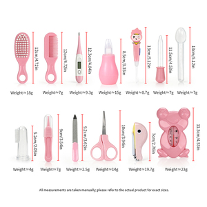 Ensemble de soins pour bébé <span class=keywords><strong>Pretty</strong></span> <span class=keywords><strong>Baby</strong></span>, kit de toilettage pour nouveau-né, 13 pièces, en matériau PP, avec coupe-ongles, cadeau de naissance - Product Image 5