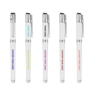 High-End Business Signature <b>White</b> Fashionable 0.5Mm Gel <b>Pen</b> With Custom Logo - Product Image 2