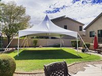 Carpa Premium de Alta Gama para Eventos, Tela de PVC Impermeable para Bodas, Fiestas, Ferias Comerciales y Alquileres