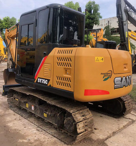Excavadora SANY SY75 de 7 Toneladas de Alta Eficiencia Operativa, Mini Excavadora Usada en Granjas SY75 con Cabina Cerrada - Product Image 2