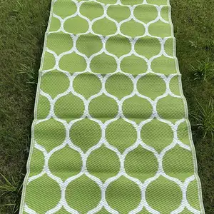 90x180cm imperméable, réversible en plastique grand tapis extérieur PP tapis loisirs camping tapis