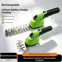 Taille-haie multifonctionnel à batterie lithium, tondeuse à gazon électrique, petite tondeuse à gazon, coupe-herbe portatif