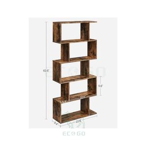 Estantería Moderna de Bambú de 5 Niveles, Ecológica, Duradera, Ahorra Espacio, Mueble para Hogar, Oficina y Sala de Estar - Product Image 2