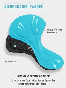 Pantaloncini da bicicletta in Gel imbottito 4D da <span class=keywords><strong>donna</strong></span> - Product Image 2