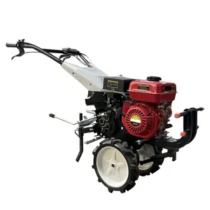 7HP 10HP Hand Farm Mini Diesel Cultivator Power Tiller Two Wheel Walking Tractors