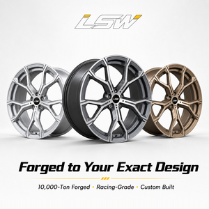 LS8178 พรีเมียม 5x120 ET35 18 19 20 นิ้ว ล้อฟอร์จประสิทธิภาพสูง สีกันเมทัล ขัดเงา สำหรับ BMW M3 M4 M5 - Product Image 5
