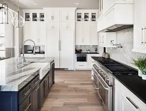 2024 mutfak tasarım dolapları katı ahşap kabine shaker tarzı ahşap mermer kuvars tezgah ile dolapları banyo vanity
