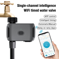 Minuterie d'arrosage intelligente avec Wifi Télécommande d'arrosage automatique de pelouse Support d'irrigation de jardin Télécommande via la voix