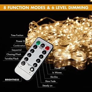 Luci <span class=keywords><strong>LED</strong></span> tenda fata impermeabile 3*3m 3*2m 3*1m luci Decorative stringa 8 modalità per interni camera da letto decorazioni natalizie - Product Image 4