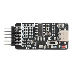 USB Type-C Dual <span class=keywords><strong>CDC</strong></span> UART <span class=keywords><strong>Serial</strong></span> Port Drive Free STC ISP Microcontroller Program Cold Start Download Burner 5V/3.3V TTL ICs - Product Image 2