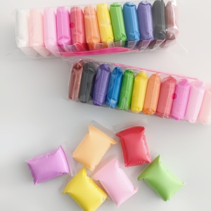 Ensemble de pâte à modeler légère à séchage à l'air, 12 couleurs, 90g, non toxique, pour cosplay, marque SIWEI, design personnalisé pour bricolage - Product Image 5