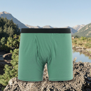 <span class=keywords><strong>Sous</strong></span>-vêtements de sport pour homme <span class=keywords><strong>en</strong></span> <span class=keywords><strong>laine</strong></span> mérinos à taille mi-haute, confortables, à séchage rapide, avec taille élastique - Product Image 1