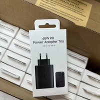 Adaptador de Corriente Trio PD de 65 W EP-T6530, Enchufe de Pared de Carga Súper Rápida, Adaptador de Carga Rápida para Samsung Galaxy S24 S22 S23 Ultra