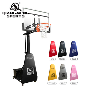 Equipo de entrenamiento profesional Soporte de baloncesto Altura ajustable 5,7-9 'Aro de baloncesto para niños para la <span class=keywords><strong>Academia</strong></span> - Product Image 2