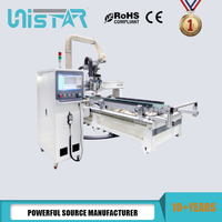 Machine de découpe à quatre côtés pour portes en bois massif, machine à bois CNC automatique, scie à bords pour panneaux en bois