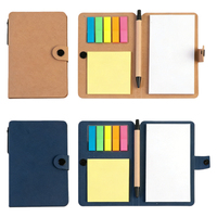 Bloc-notes avec couverture en papier kraft A6, logo personnalisé, bloc-notes adhésif en gros, mini bloc-notes avec stylo
