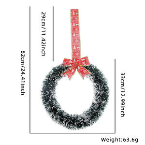 Vente chaude à <span class=keywords><strong>la</strong></span> mode maison portes et fenêtres décoration <span class=keywords><strong>de</strong></span> guirlande <span class=keywords><strong>de</strong></span> noël arc rouge guirlande suspendue décoration <span class=keywords><strong>de</strong></span> noël - Product Image 6
