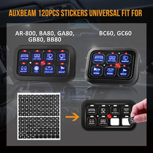 Used Eco-friendly PVC Dashboard Switch Control Labels for Marine and <b>Car</b> Circuit Panels <b>Stickers</b> - Product Image 4