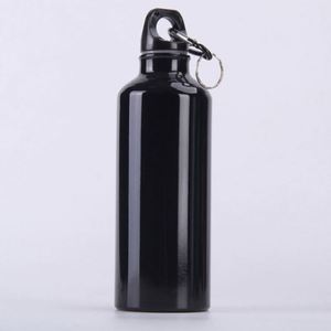 Bouteille d'eau sportive en aluminium personnalisée avec mousqueton - Tasse en métal réutilisable pour le camping et les voyages en plein air - Product Image 2