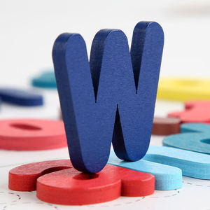 Jouet d'apprentissage en bois Montessori, 26 lettres, pour enfants, Puzzle - Product Image 5