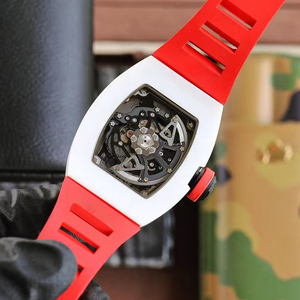 Un reloj de pulsera de lujo para hombre, completamente nuevo, con movimiento mecánico esqueletizado en forma de barra, a la moda, resistente al agua. - Product Image 2