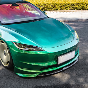 Kit carrosserie en plastique PP noir brillant pour Tesla Model 3/Y Highland 2023, finition polie, accessoires de tuning extérieur, diffuseur arrière - Product Image 4
