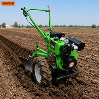 Motoculteur diesel à entraînement direct YKX haute puissance 1350 mm, équipement et outils agricoles pour la culture des sols agricoles