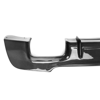 Diffuseur de pare-chocs en fibre de carbone MTECH pour BMW Série 3 2 portes 2010-2013 E92 E93 avec sorties d'échappement doubles style MT et embouts quadruples