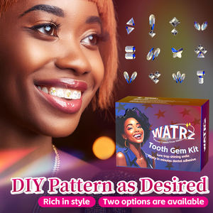 Kit professionnel de pierres précieuses pour les dents |   Kit de bijoux dentaires tout-en-un à faire soi-même avec adhésif sûr, cristaux scintillants et guide vidéo étape par étape - Product Image 5