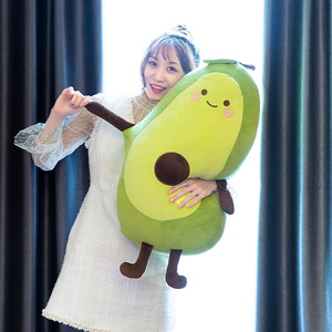 EZBABY Avocado Shaped <strong>Large</strong> <strong>Plush</strong> Keychain Soft Cute PP Cotton Long Pillow Leg Hugging Sleeping Position Washed Super Soft <strong>Plush</strong> - Product Image 3