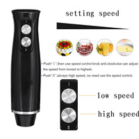 RESONKO Mixeur Électrique Portable 4-en-1 pour la Maison, Vitesse Variable, 500W, Capacité 0,5L, Classe Énergétique A, Modèle HB031