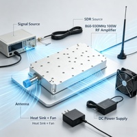Módulo Amplificador de Potencia RF de 860-930MHz y 100W, Bloque Personalizable para Amplificación de Señal, Transmisor