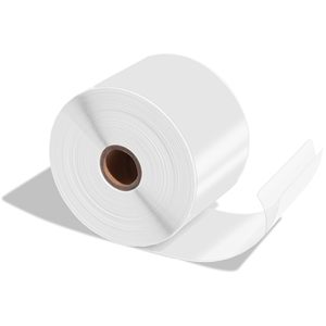 תווית מותאמת אישית שקוף מבריק תווית 3 x5 "ויניל ריק ריק תווית נייר שקוף