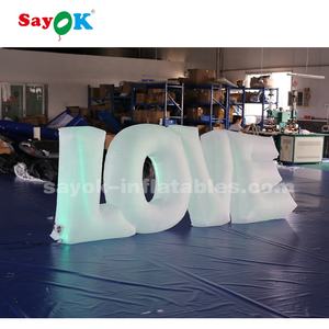 Ballons Lettres Gonflables LED Géants <span class=keywords><strong>Lettre</strong></span> d'Amour <span class=keywords><strong>Gonflable</strong></span> pour Publicité Mini Lettres Gonflables - Product Image 2