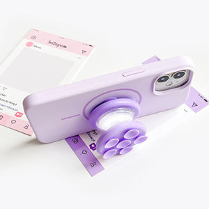 Soporte de silicona con ventosa para teléfono, soporte de succión reutilizable multi-ventosa, manos libres para selfies, ducha, espejo, teléfono móvil - Product Image 3