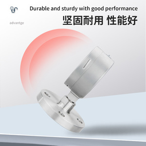 YTP100BF การเชื่อมต่อแบบหน้าแปลน DN25/DN50 ไดอะแฟรมสแตนเลส 316L ที่บุด้วย PTFE ทนต่อแรงกระแทก พร้อมเกจวัดแรงดัน - Product Image 3