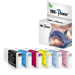 INK-POWER Compatible Premium Fuji DX100 Dye Color Inkjet Cartucho de tinta completo para impresora FUJIFILM Frontier DX100 - Product Image 1