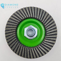 Disque à lamelles diamanté de qualité industrielle 115 mm pour le meulage de la céramique, du porcelaine, du quartz, du marbre et du verre