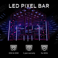 Barre de pixels LED linéaire programmable étanche 12V 24V DMX512 Ws2811 RGB Matrix Artnet pour éclairage de scène, DJ, discothèque et fêtes