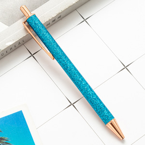 <span class=keywords><strong>Stylo</strong></span> à bille BECOL de haute qualité avec paillettes, stylos de luxe brillants en forme de diamant, <span class=keywords><strong>stylo</strong></span> à bille en métal coloré avec logo personnalisé pour les cadeaux d'hôtel - Product Image 3