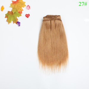 Più nuovo <span class=keywords><strong>Bambina</strong></span> di Alta Qualità 8 pollici Singolo Drawn Trama Dei <span class=keywords><strong>Capelli</strong></span> Dei <span class=keywords><strong>Capelli</strong></span> della Capra Mohair Cina Estensione Dei <span class=keywords><strong>Capelli</strong></span> Della Bambola per I Clienti - Product Image 3