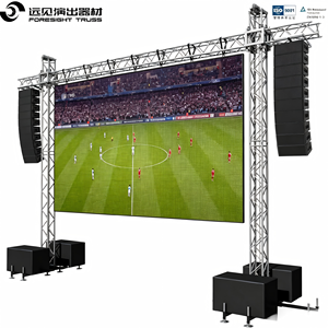 Aluminium-Torpfosten-Lichttraverse, tragbares Bühnenlicht-Traversensystem für DJ-Events, Hochzeiten, Konzerte, Montage von Moving-Head-Lichtern - Product Image 3